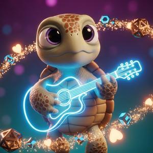 La Tortuga y la Guitarra Brillante