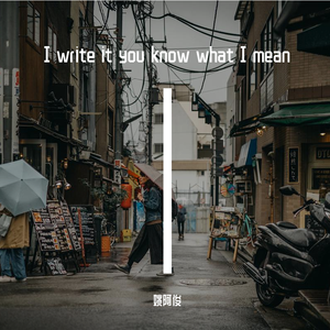 I write you know what I mean