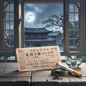 月光里的旧车票