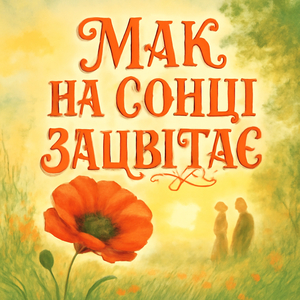 Мак на сонці зацвітає