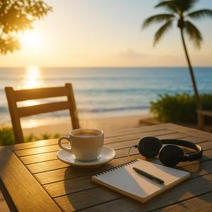 柔らかな光のカフェラウンジ