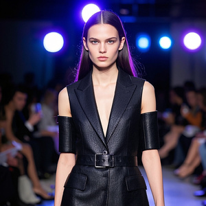 Fashion Week Runway Model Moment