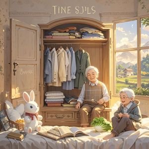 旧衣柜里的时光-一束阳光