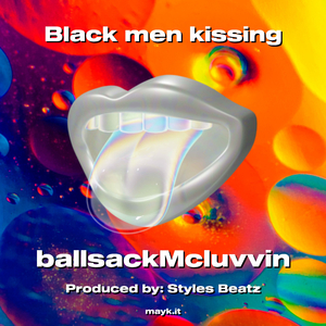 Black men kissing