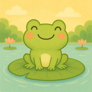 僕の名前はカエルです