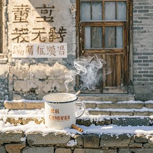 旧墙根的烟