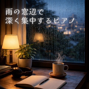 雨音が窓を静かに叩く