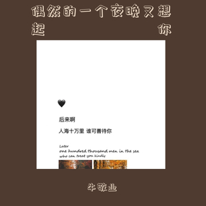 偶然的一个夜晚又想起你