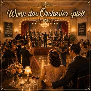 Das große Orchester spielt im Saale,