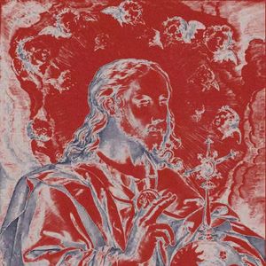 大地上我青色的母親顯聖世人流出紅色的膿水