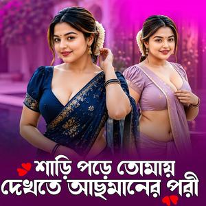 শাড়ি পড়ে তোমায় দেখতে আছমানের পরী | Shari Pore Tomay Dekhte Asmaner Pori