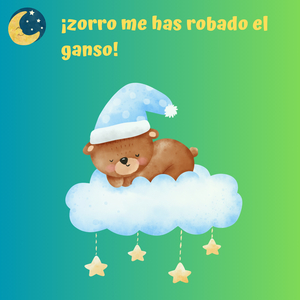 ¡zorro me has robado el ganso!
