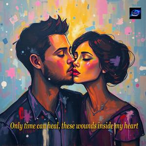 Only time can heal, these wounds inside my heart