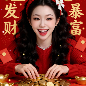莲年有余恭喜发财