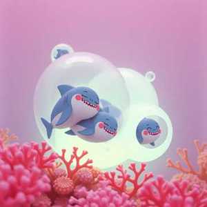 鲨鱼一家睡觉了