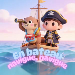 En bateau navigue, navigue | Comptine pour enfant