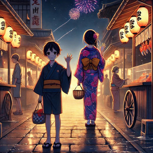 夏祭りの終わり