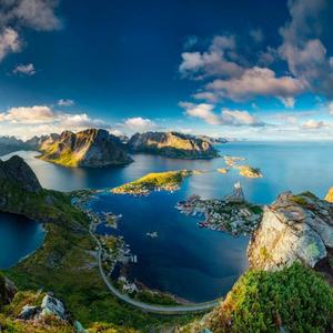 山边的海风扑面