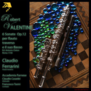 6 Sonate per flauto traverso e il suo Basso, Op. 12; RISM A/I: V 80: I. Sonata in Re Maggiore: IV. Allegro (Ed. Antonio Cleton Roma 1730)