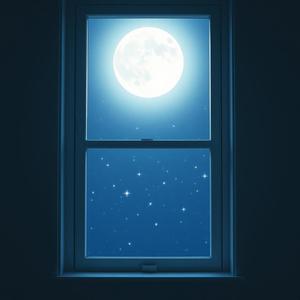 夜色拉开了窗帘