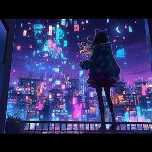 ネオンが頬を染める夜