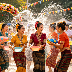 欢乐的泼水节（Dj版）