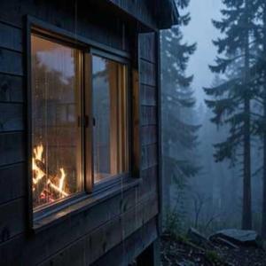 Rain on Cabin