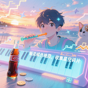 橘色晚霞