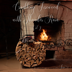 Fire: Crackling Firewood with Thunder Rain Vol. 2 - 3 Hours