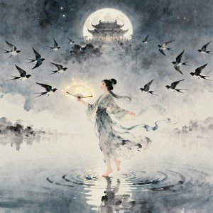 月下归燕