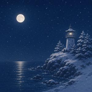 Winter Lighthouse Night — Japanese Zen Koto and Shakuhachi | 冬の灯台
