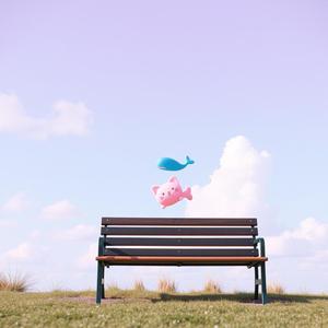 青空と、わたがし。