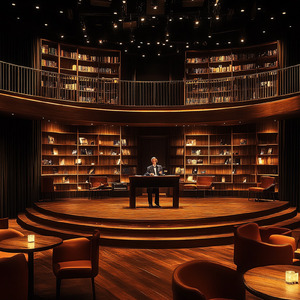 Serene Bookstore Jazz