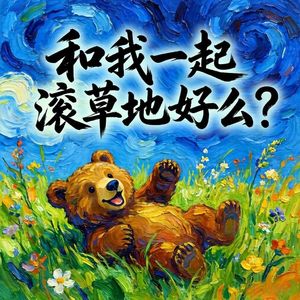 和我一起滚草地好么？-v1