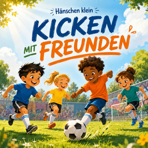 Kicken mit Freunden
