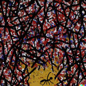 Muurahainen keskellä metsää