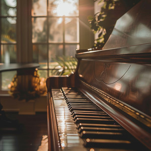Elegancia De La Noche De Piano Festivo