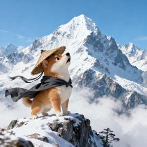 站在山巅刺骨的风中