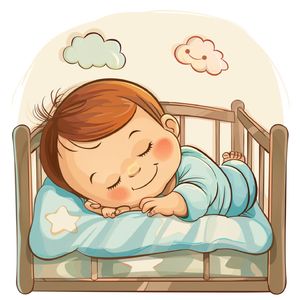 轻嘘声+妈妈心跳声（宝宝入睡催眠背景音乐）