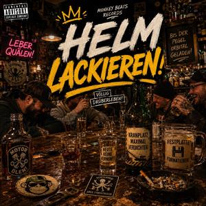 Helm lackieren