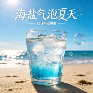 海盐气泡夏天