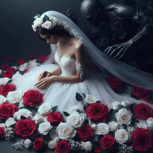 She wore the white