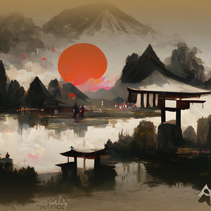Lanterns in the Mist