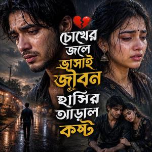 Chokher Jole Bashai Jibon (চোখের জলে ভাসাই জীবন হাসির আড়াল কষ্ট) Sad Song