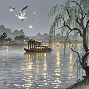 遥想运河夜航船