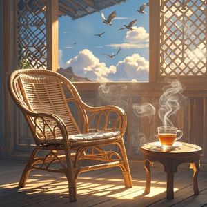 藤椅上的时光-吴岚