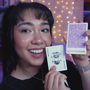 Sussurros Suaves E Toque Em Cartões