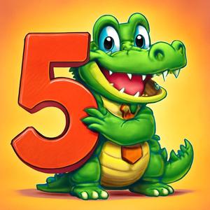Elzie Elephant, Lera Lemur & Garry Gator Skip Count by Five