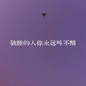 装睡的人你永远叫不醒
