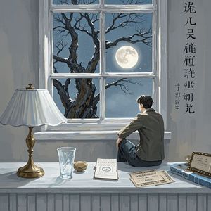 窗沿月光